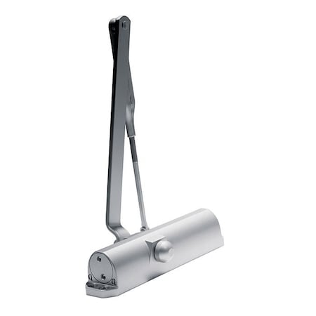 Dorma Door Closer, Aluminum Painted, Friction Hold-Open Arm, Size 4,  7304-FH-689